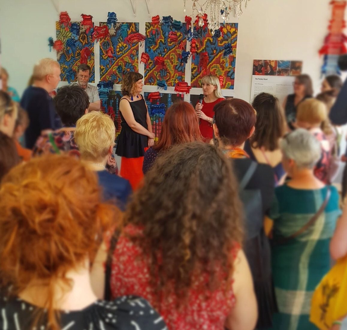 Massive thanks to everyone who came out last night to @weavehevweave and <a href="/shielaght/">Shielagh Tacey</a> Mapping Paisley’s Textile Trade exhibition celebration at Made in Paisley <a href="/PaisleyIn/">Made in Paisley</a>.  You can go check it out til Sat 6th July!