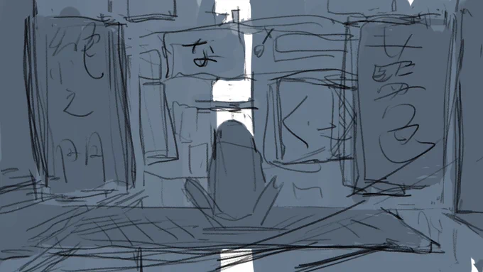 #このタグを見た人はラフ画とその完成絵を見せる
#私の絵柄が好みって人にフォローされたい

こないだ監督させていただいたMV、絵柄が好きな方は是非見てください!

絶え間なく藍色 / 初音ミク https://t.co/RJlZY0rfxD 