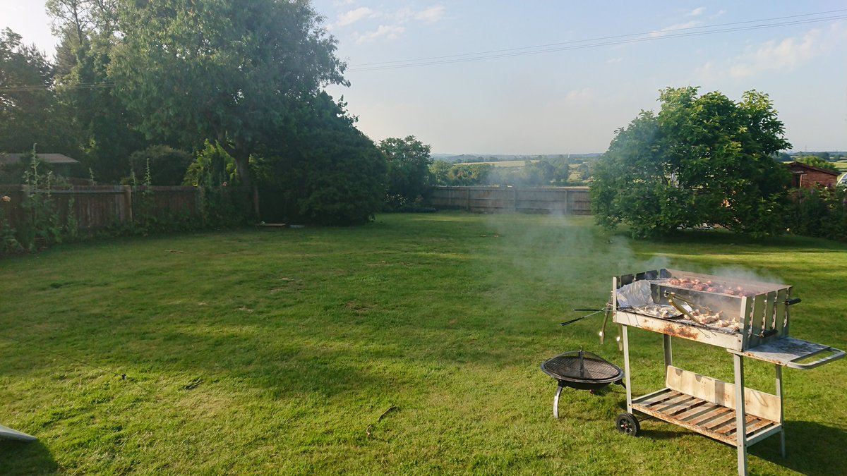 Camping in the garden is the way forward......