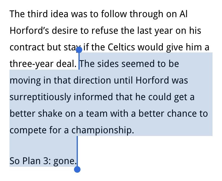 Al Horford possibly nothing but maybe everything | Page 3