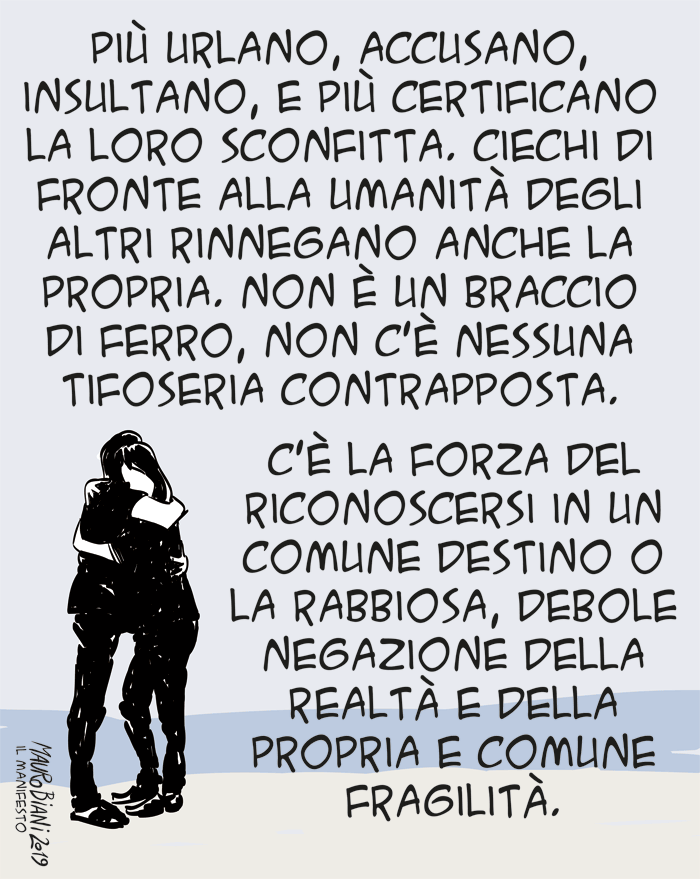 maurobiani's tweet photo. #SeaWatch #Carola #urla #forza #debolezza
@ilmanifesto https://t.co/iHC4p81ORb