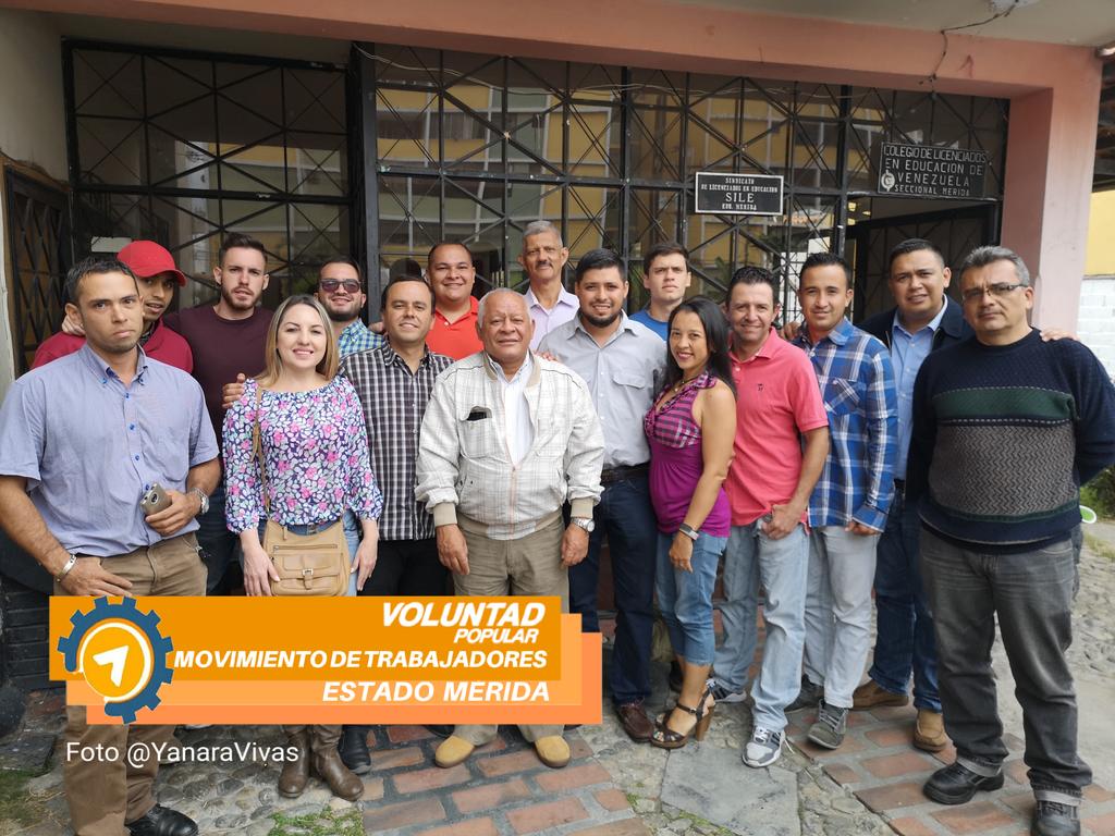 VPMerida's tweet photo. #MotraVPMerida junto a @IvanRFreites en el encuentro de la Unidad Sindical por #Venezuela realizado este #29Jun en #Merida Organizando a los trabajadores para la #OperaciónLibertad @VoluntadPopular @leopoldolopez https://t.co/VCxdp1MenH