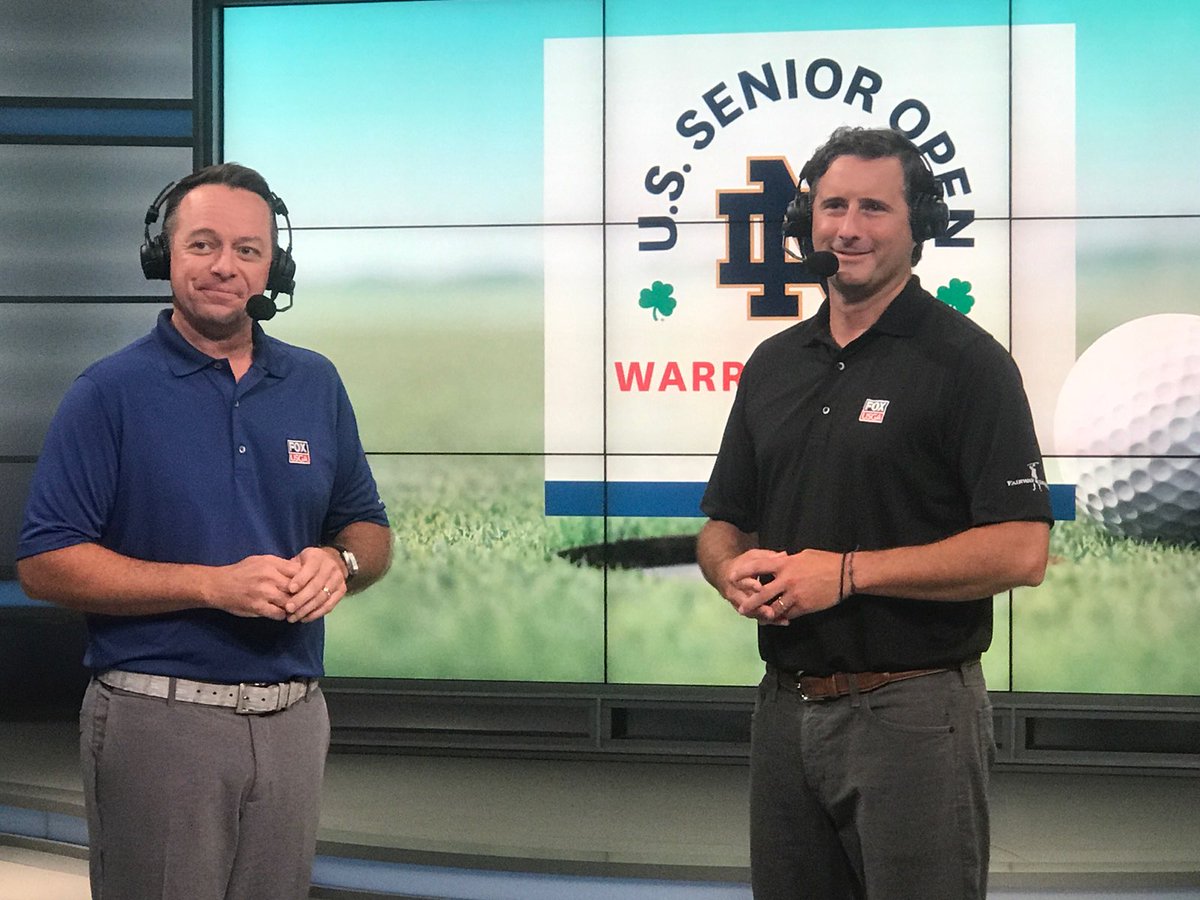 Check out our founder @sscottpga and @nedmichaels on @FOXSports coverage of the @USGA Senior Open on the #foxsportsapp and usga.org !  It all kicks off at 2:40 pm ET! #golf #ussenioropen #ussenioropen2019 #streaming #livestreaming