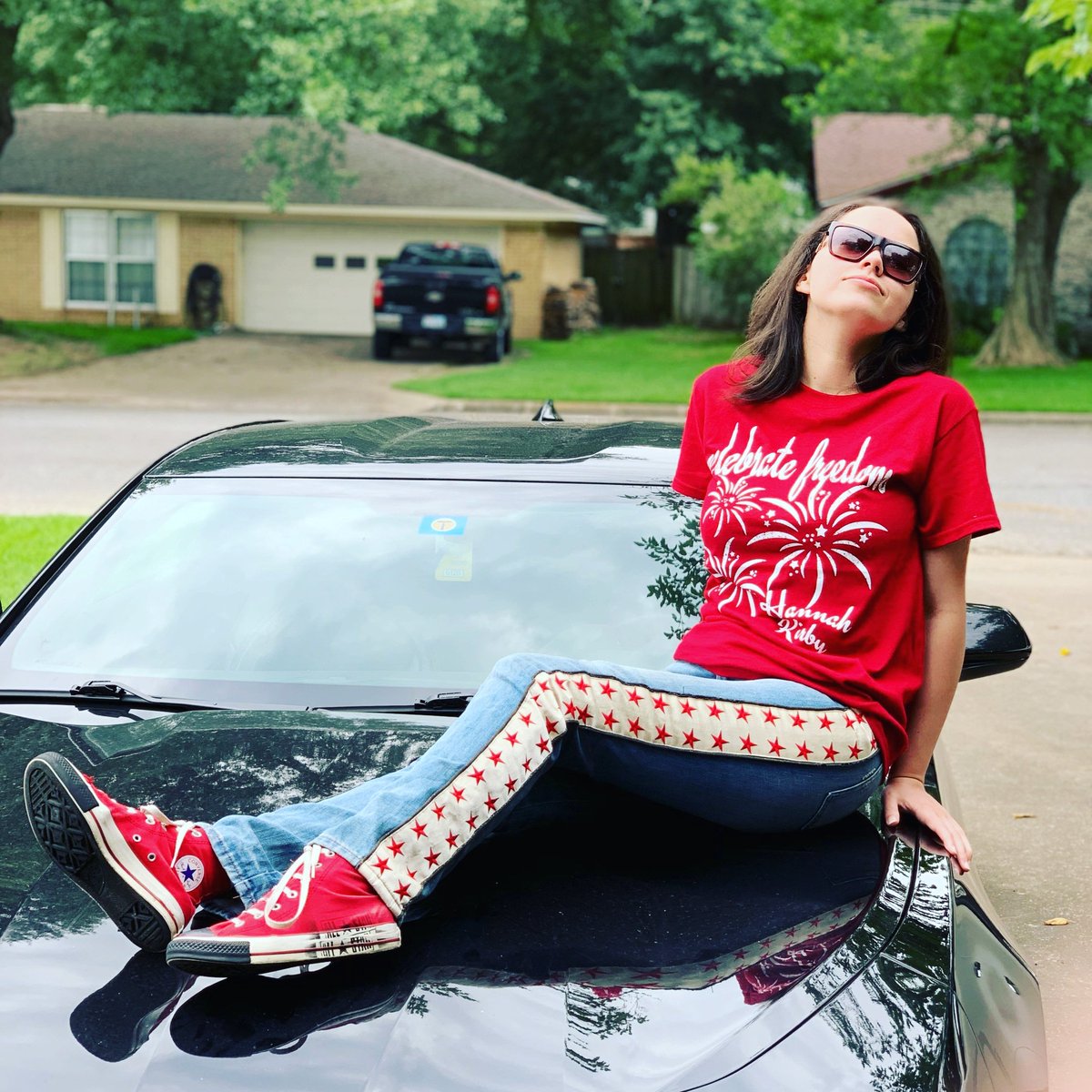 Hannah Kirby On Twitter Get Your Americana On And Celebrate The Meaning Of The4thofjuly With My Celebrate Freedom Shirt When You Buy A Shirt In Red Or Blue And A Fire In