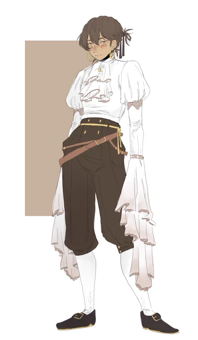 [oc]
I saw this blouse and i really wanted to draw Blade with it... 
