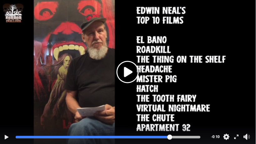 MIKALFilms's tweet photo. The great @EdwinNeal (from the original Texas Chainsaw Massacre) has chosen "The Thing on the Shelf" for his Top 10 films of the 60 Second Horror Challenge!

Watch: https://t.co/L3iEoi9eYR

#horror #film #horrorfilm #horrormovies #indiefilm #indiehorror #michigan #detroit https://t.co/WvdPwIisae