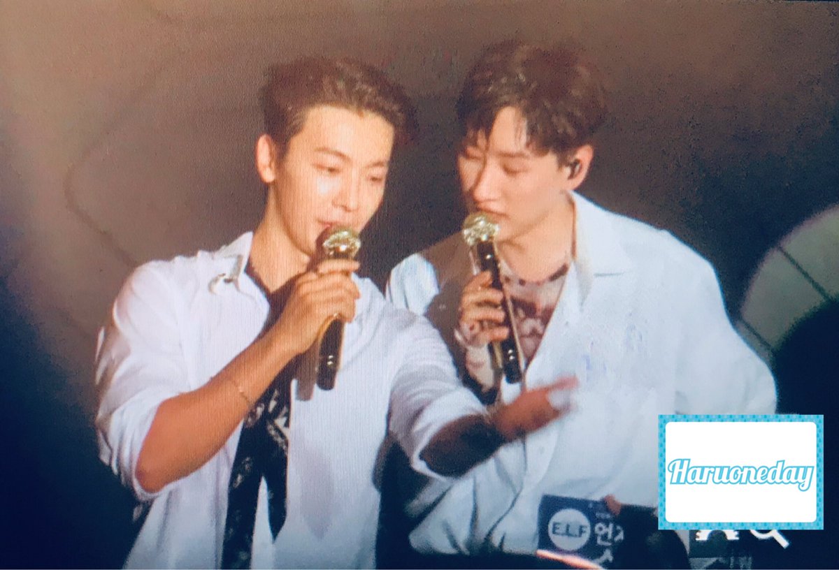 hazuki1074's tweet photo. 20190629 the D&amp;E tour in Hong Kong #동해 #은헉 #Donghae #Eunhyuk #DcE https://t.co/MCAJEzbrtm