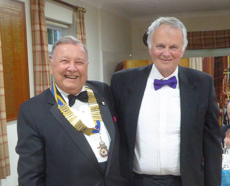 Our President for the Club Year July 2019/20 is David Coker. After a very succesful year, outgoing President Richard Drummond  handed over to David at the club's annual dinner <a href="/farnhamgc/">Farnham Golf Club</a> . We thank Richard for his hard work and also wish David  great success