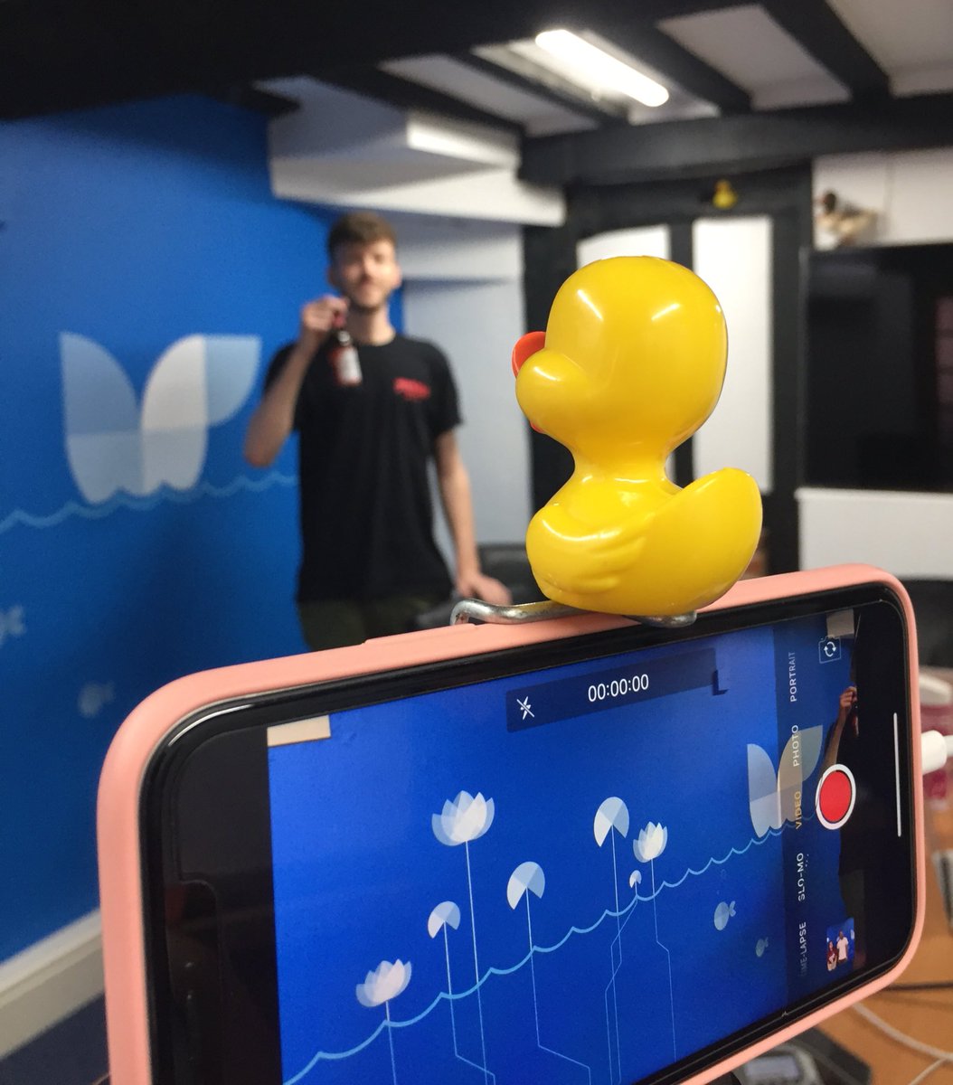 NwajeiObi's tweet photo. Preparing a quacking video! 🤩Get the camera on, this ducks are READY! 😎🎬 #HavingTheQuackOfOurLives #DucksSoonInACinemaNearYou #QuackFun #IQuackSoIHack #QuackHack2019 #LuckyDucks https://t.co/5xdnuPYa6Q
