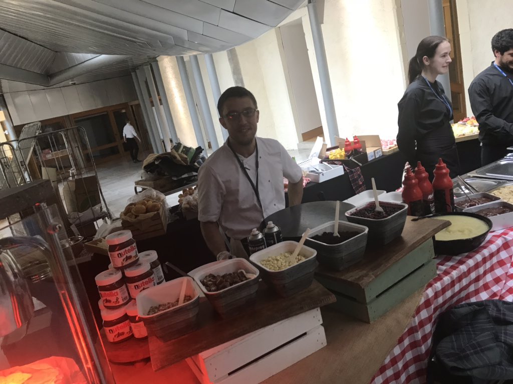 Chef_macLiam's tweet photo. A fantastic job by our team today in delivering the food and drinks for the @ScotParl 20th anniversary celebrations @stuartr1874 @NicolaSturgeon @SodexoUK_IRE great team effort, now I’m off on holiday ☀️☀️☀️ https://t.co/b3kthUuhvd