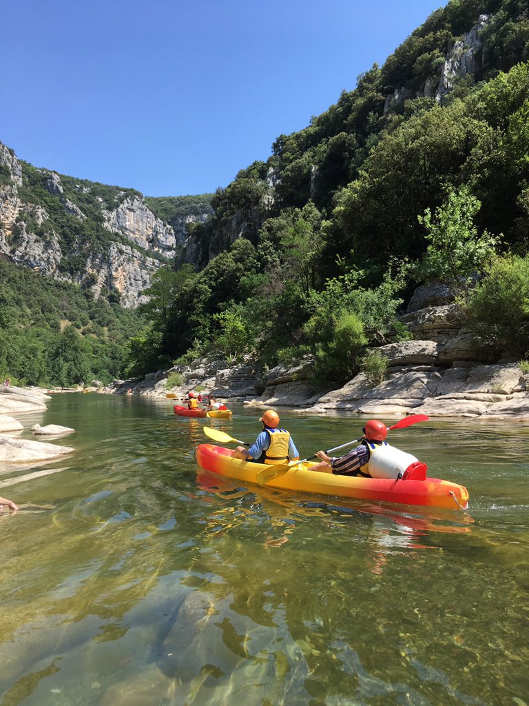 YannMarecProd's tweet photo. Plan #anticanicule. Dans l’#Herault à #Saintbauzille on fuit le monde et les 39 degrés de #Montpellier. Eau à 25 degrés, des canoës pour le sport et des plages à l’ombre et désertes. https://t.co/FPjonvcsN3