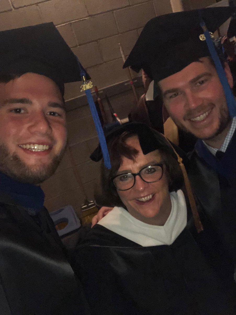 BeauregardKathy's tweet photo. Football MBA degrees today for Curtis and Zach ! Congratulations! https://t.co/VC5wJYmyU8