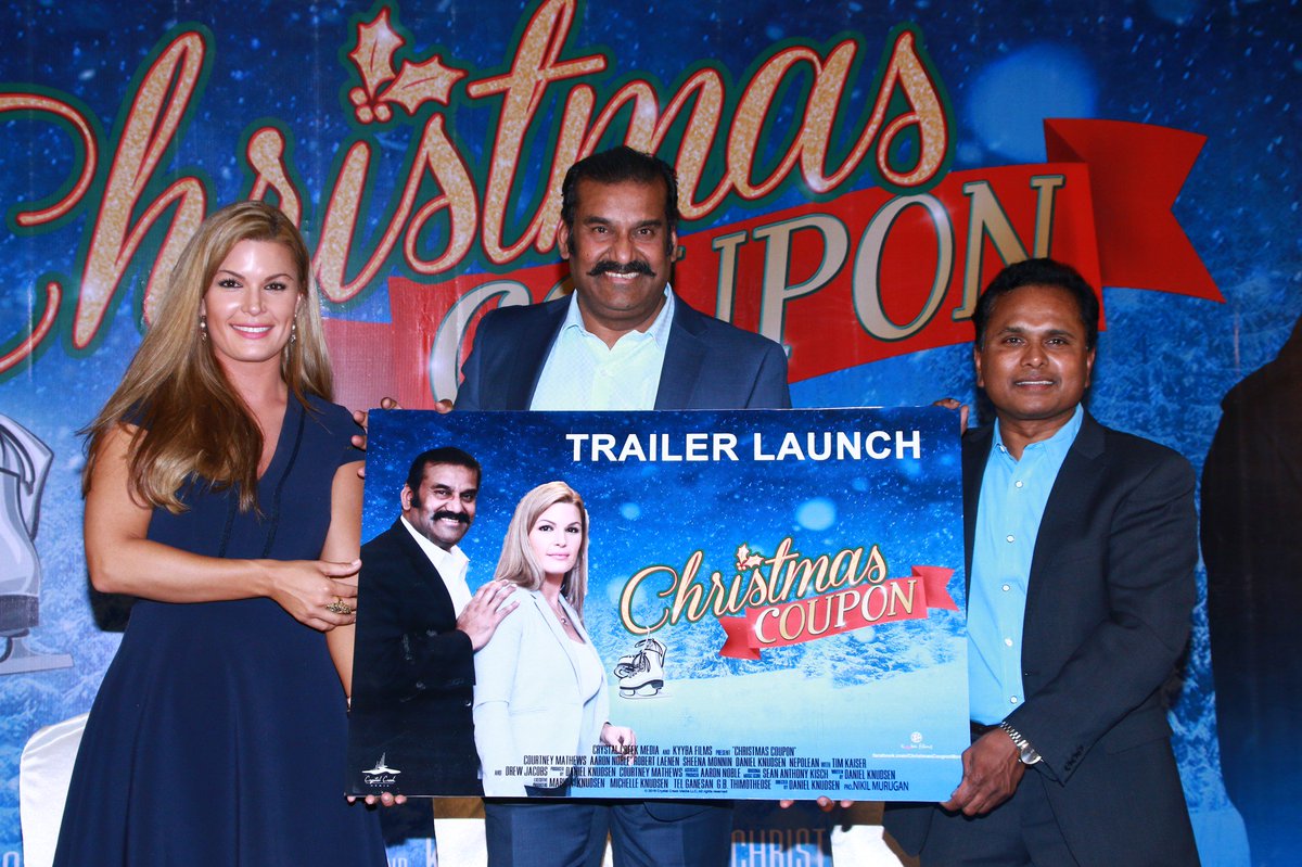 Indiancinema10's tweet photo. #ChristmasCoupon Press Meet and Trailer Launch Stills

@kyybafilms @Telganesan #Nepoleon @SheenaMonnin https://t.co/61hz5wHlnc