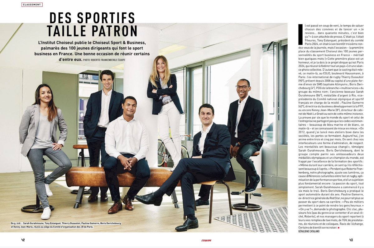 Rocollinet's tweet photo. Honoré de faire partie de la sélection #ChoiseulSportBusiness des 100 dirigeants de -40 ans qui font le sport business en France avec mon frère d’armes @sylvainventre. Merci à toute l’équipe @willie_beamen sans qui rien ne serait possible. Nous ne serions rien sans vous 👊🏽 https://t.co/qYZEMh8U1q