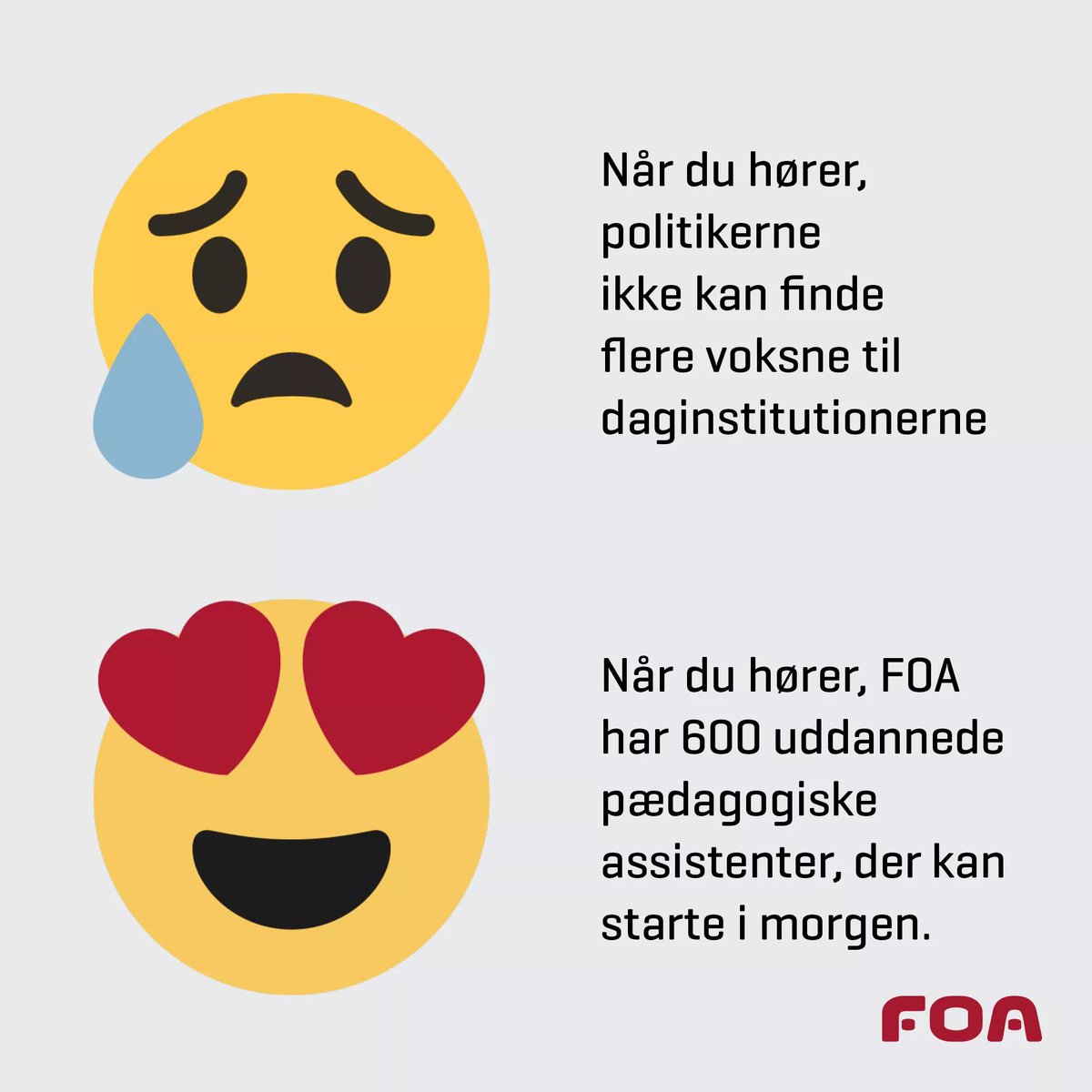 enghausen's tweet photo. Ønskes: Minimumsnormeringer.
Haves: 600 ledige pædagogiske assistenter. 
Mangler: Endnu flere pædagogiske assistenter og pædagoger, men lad os komme i gang for børnenes skyld.
https://t.co/V4nYSOy8xa
#dkpol #kompoldk #bhvchat #fv19 @Spolitik @SFpolitik @radikale @Enhedslisten https://t.co/UwBNdj6lm7