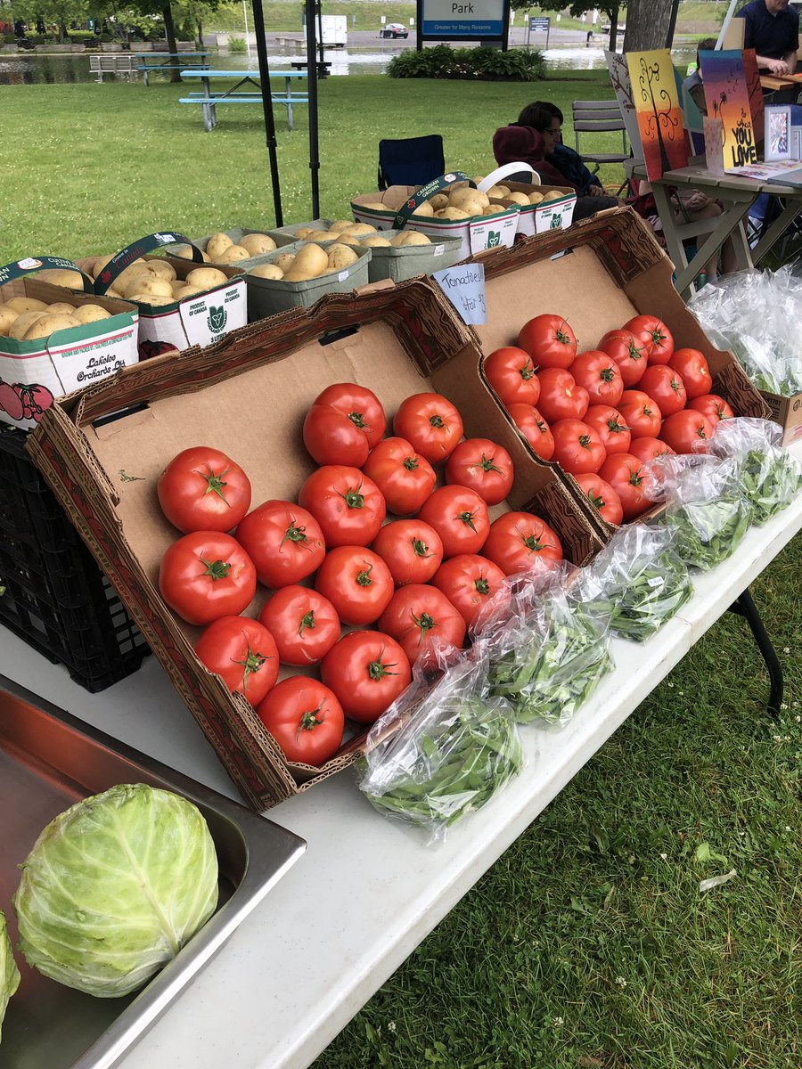 The Hometown Market is up and running until 2:30 PM today in Conservation Park!