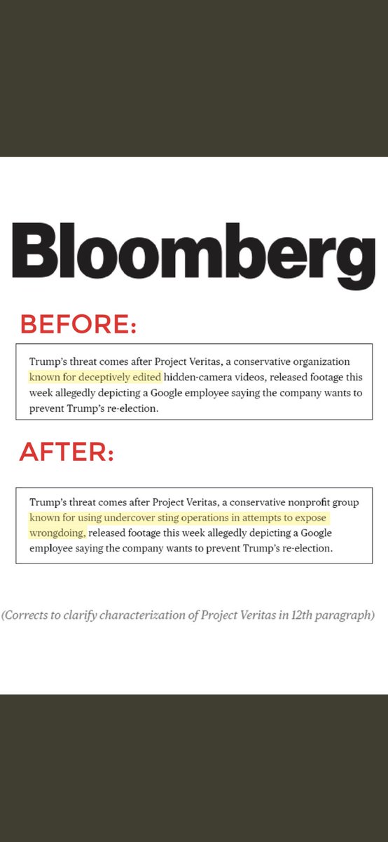 JamesOKeefeIII's tweet photo. Best birthday present ever: “Journalists” from @voxdotcom, @verge and @business retracting that we “deceptively edited” our Google video after our General Counsel fired off this letter. VERITAS starting to take gloves off. You lie, we sue. We tend to win all our lawsuits. https://t.co/tYmWUqn6L7