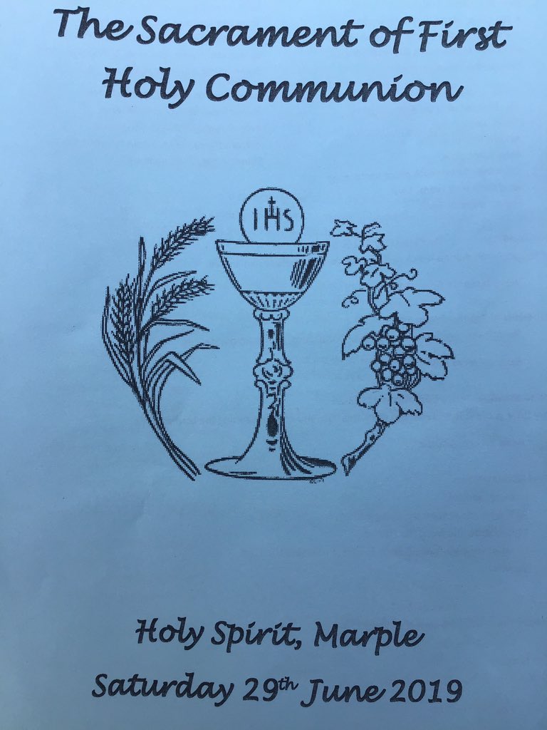 Congratulations to all of the First Communicants at Holy Spirit in Marple today. We’re proud of you all. Well done to Fr Bill and Mrs Ashton for a beautiful mass. It is such a privilege for our school to serve parishes across two dioceses. <a href="/NottsDiocese/">The Catholic Diocese of Nottingham</a> @ShrewsRCnews
