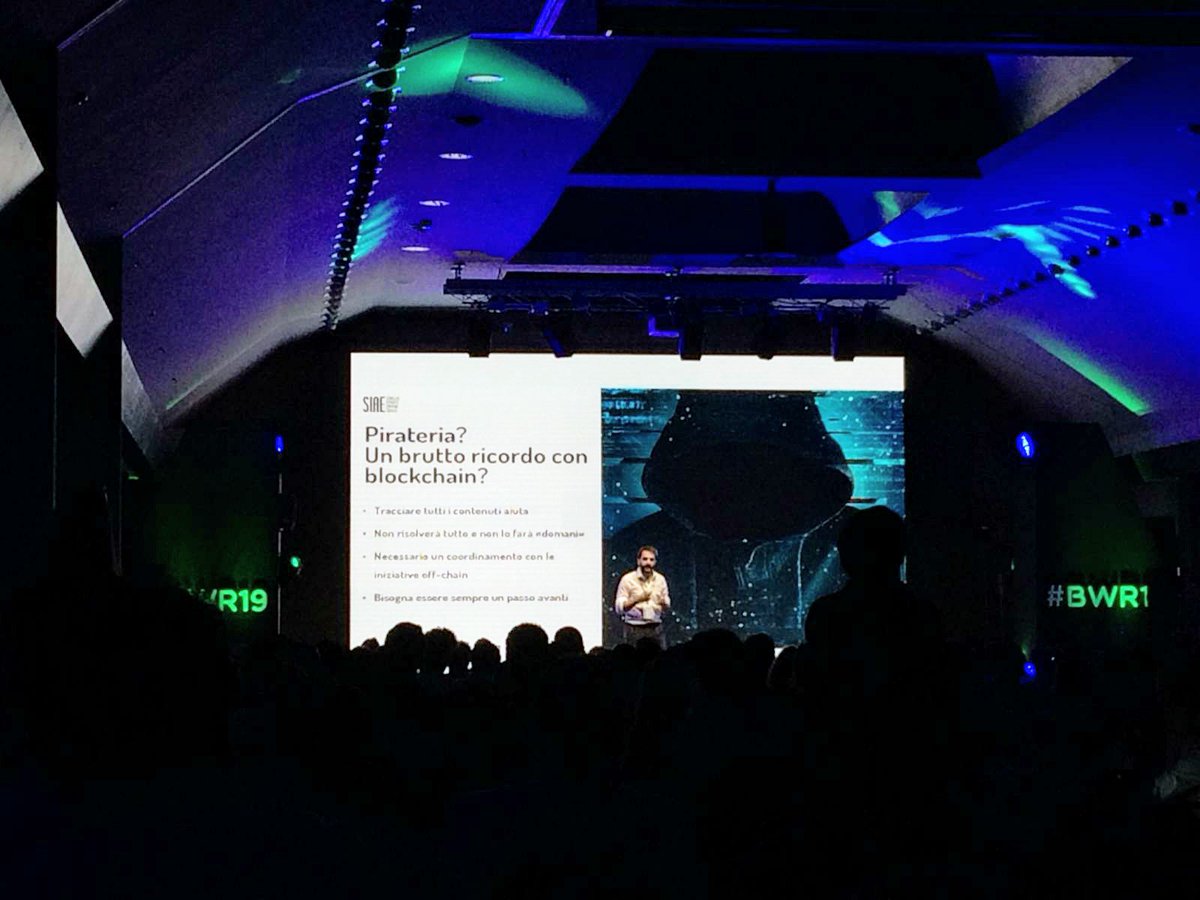 InfocoinStore's tweet image. . @SIAE_Official
e #blockchain contro la pirateria.

#BWR19 #BlockchainWeekRome