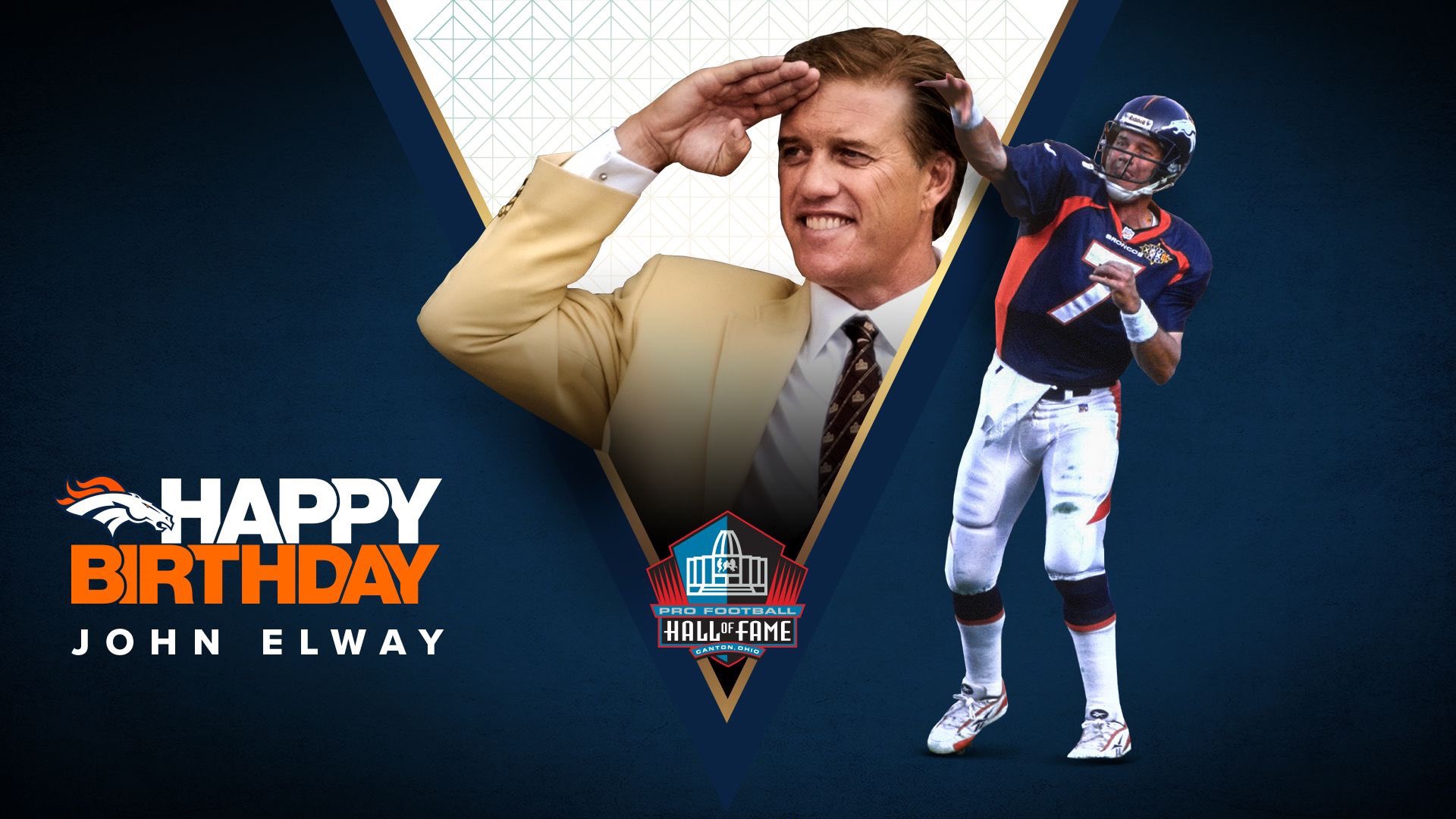 A big happy birthday to John Elway today!! 