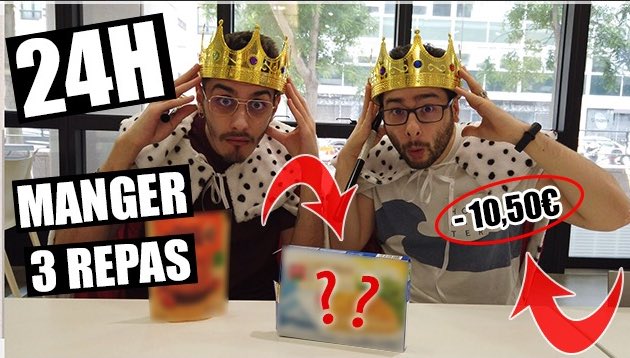 👑 OYEZ OYEZ LES GUEUX ! Notre nouvelle vidéo est disponible sur la plateforme YouTube ! On a essayé de manger 3 repas en 24h ! 😱 Avons nous réussi ce dur pari ? 👑

➡️ youtube.com/watch?v=2msINA…