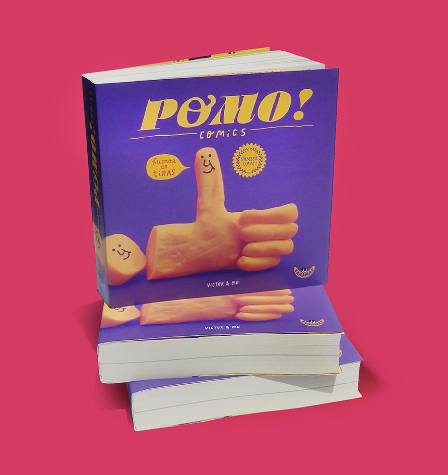 POMO_comics's tweet photo. hola, qué tal? 
somos @POMO_comics y como acabamos de sacar nuestro 1er libro de #cómics y #humorgráfico , no podemos dejar de recomendarte que te lo lleves a casa, a la playa o lo regales a esa persona en la que estás pensando (queda guapo sobre la mesa de cualquier hogar) https://t.co/Wws6h5E0m5