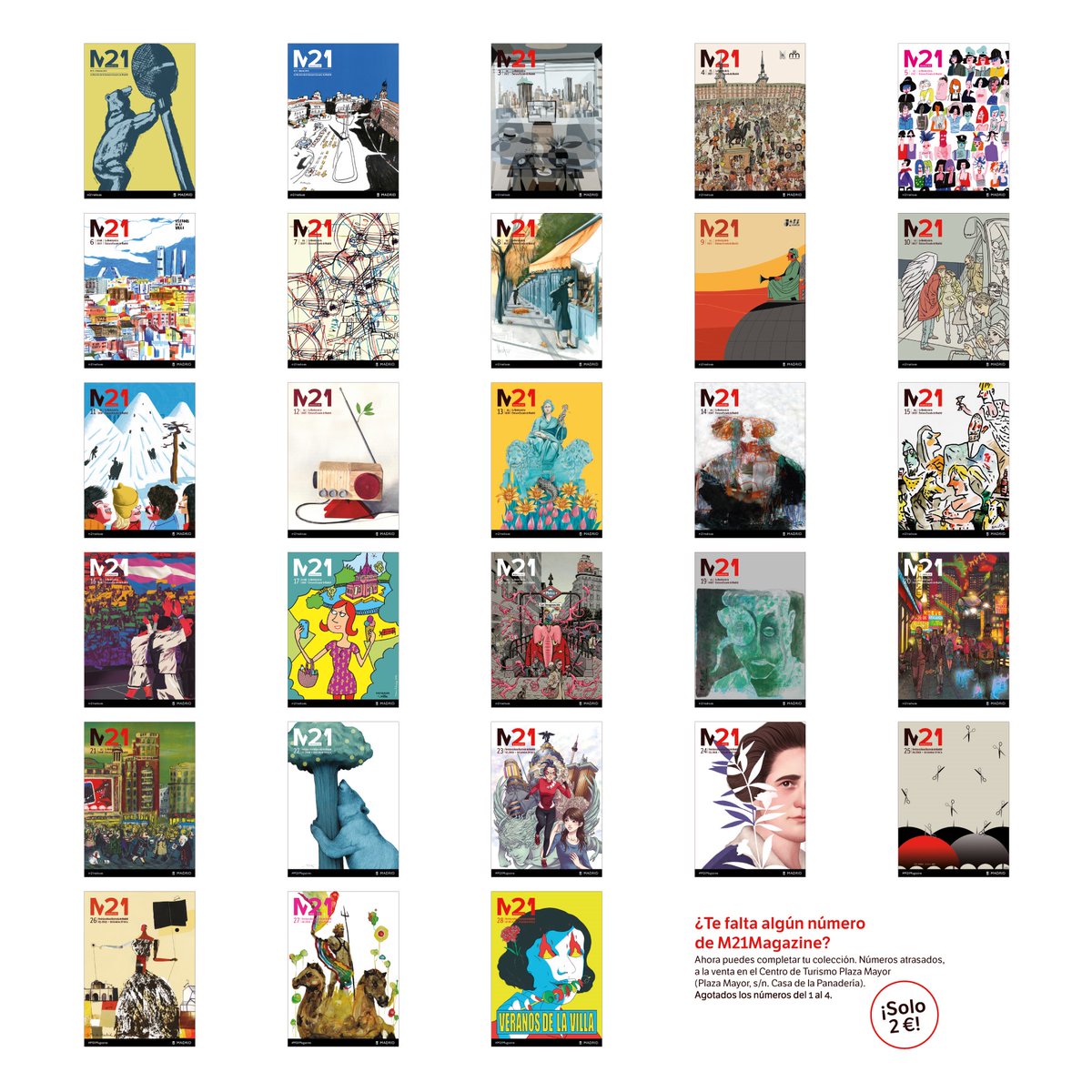 cuadernista's tweet photo. Sorteo con premio gordísimo que termina el 1 de julio:  los inencontrables diez primeros números de #M21Magazine. #SorteoM21Magazine. Bases https://t.co/xC78JVFsG9 https://t.co/TBXtk3ULto