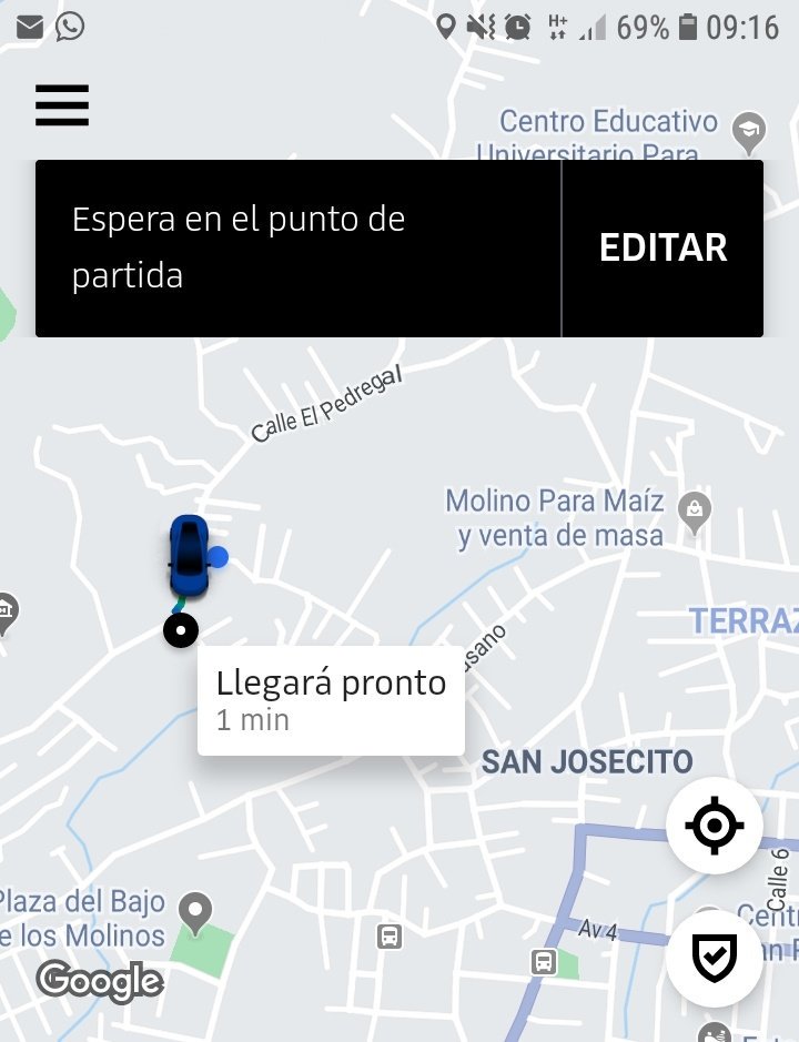 Frexini's tweet photo. 16 minutos esperando al #UberCR... (Esto de tomar captura al inicio ha sido una muy buena herramienta). https://t.co/ZizdRrNS4E