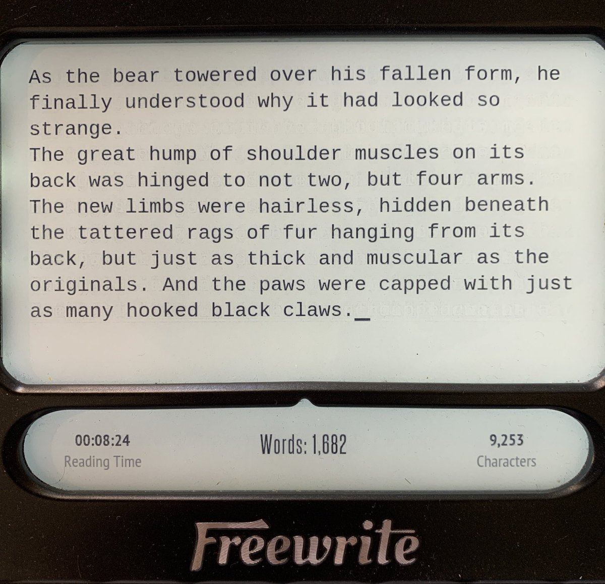 EJFreeAuthor's tweet photo. I support the right to arm bears! Do you? #amwriting #writingcommunity #atlascobaltknights #atlaslegacy #Freewrite https://t.co/rne98lRXaE