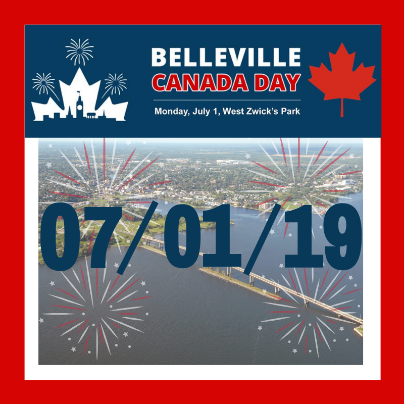 Canada Day is just around the corner!  We hope you'll join us as we celebrate Canada's birthday on Monday July 1st from 4-10PM. A full list of attractions, entertainment, and food is available at buff.ly/2IGkUld! #CanadaDay #BellevilleON #BayofQuinte