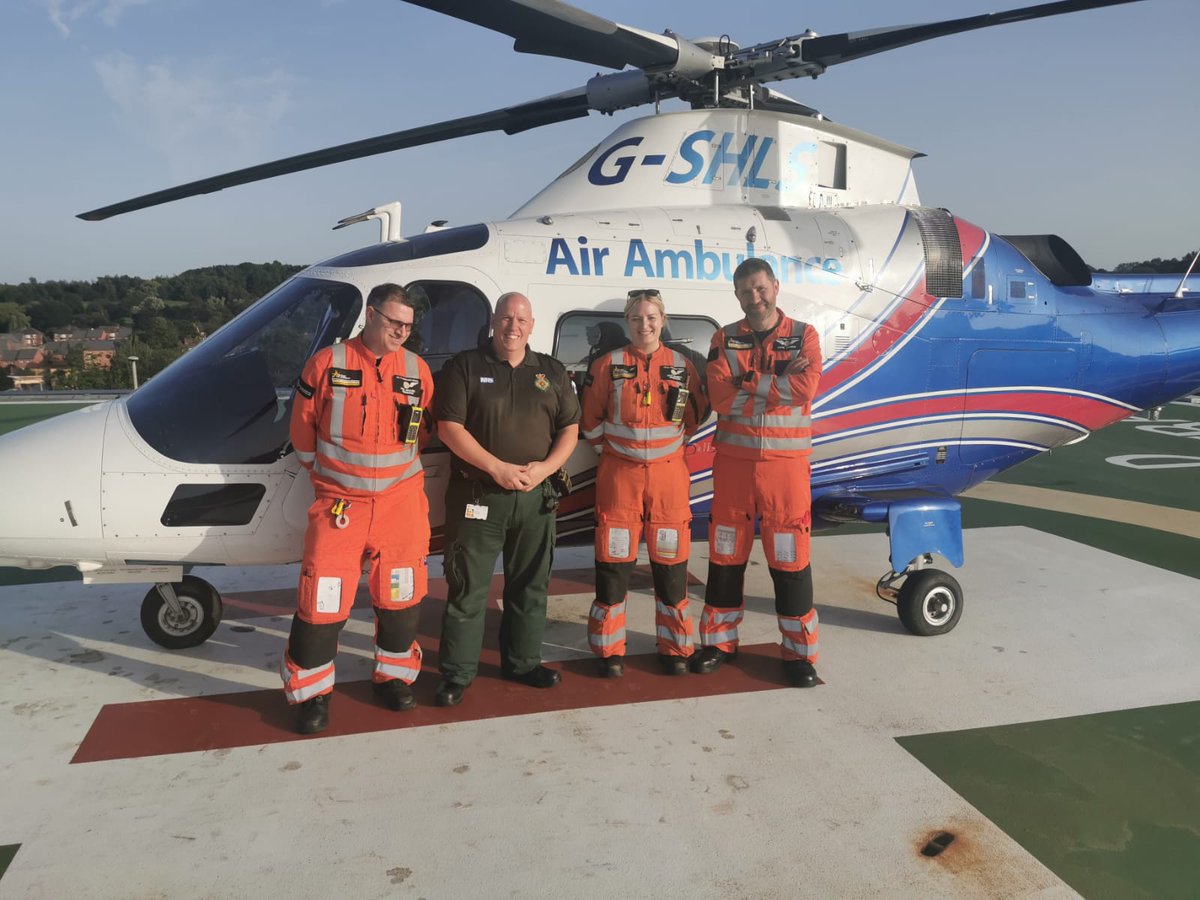 Looks like one of our responders <a href="/phippsey27/">perry phillips</a> got too close to the rotor blades of <a href="/Helimed54/">Helimed54</a> and ended up having a shave! Hopefully it will grow back eventually! <a href="/EMAS_CFR/">EMAS Community Response Team</a>