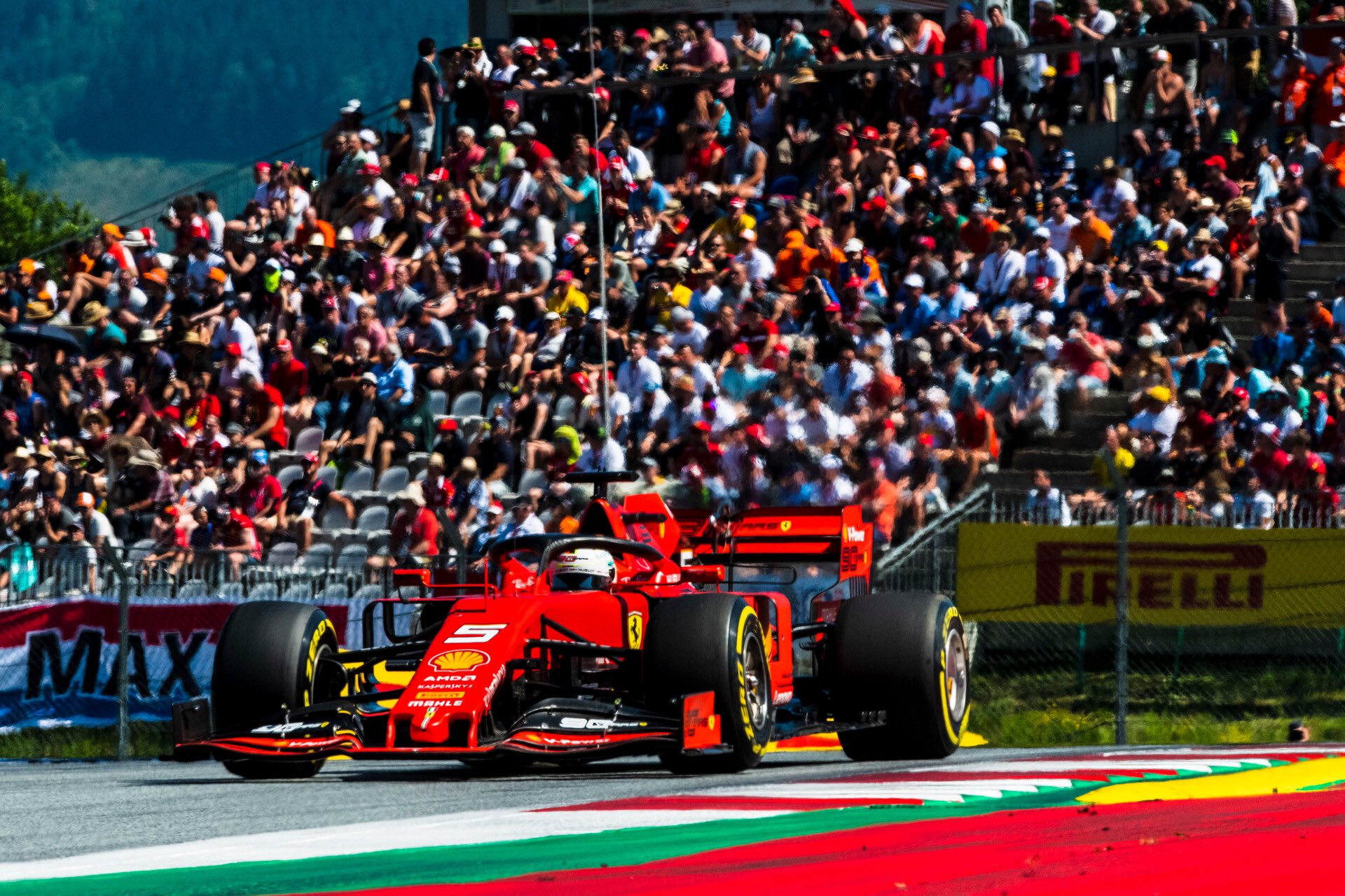 gara gp austria 2019 vettel