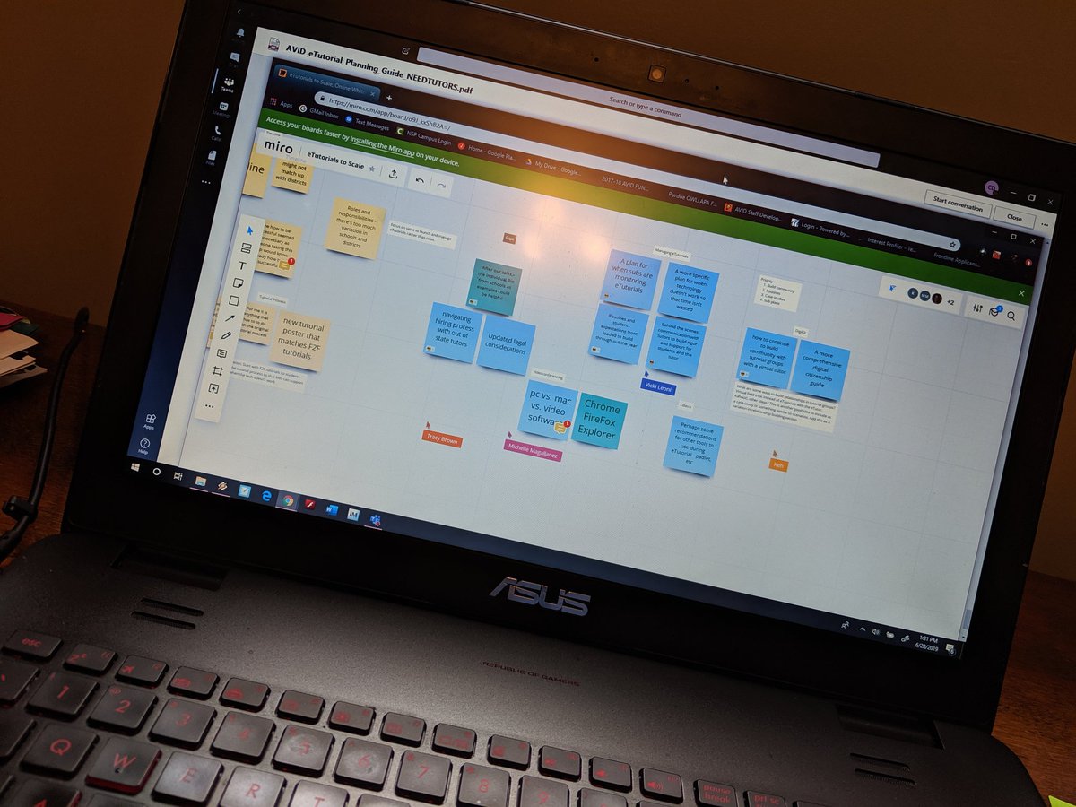 devine_lead's tweet image. Collaboration online working to develop a stronger and better eTutorial system with @andyjay314!
