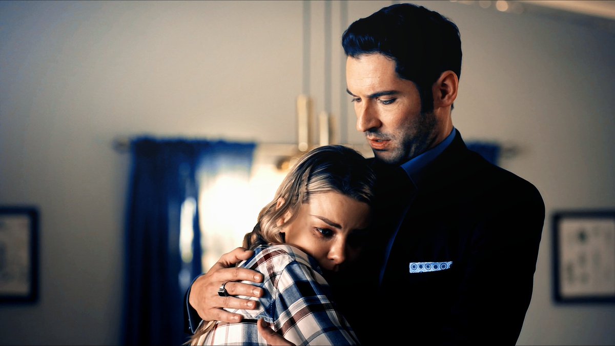 "why are you..crying?""just.. Oh, just shut up""what.."UHMM ARE YOU KIDDING ME. LOOK. AT. THEM. OMG.  #Lucifer (2x07)