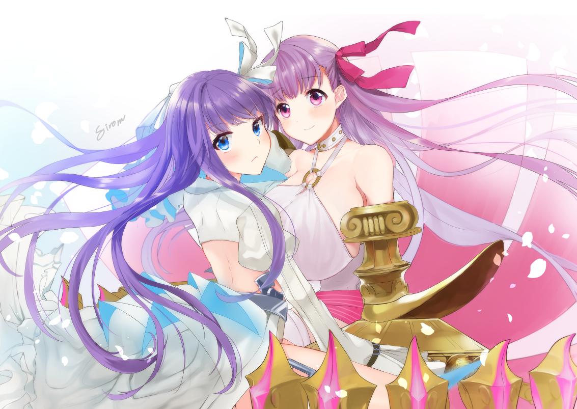 メルトリリス(Fate) ,パッションリップ(Fate) 「夏コミイラスト本の表紙になる予定のイラストですメルトリリスとパッションリップ#f」|しろむのイラスト
