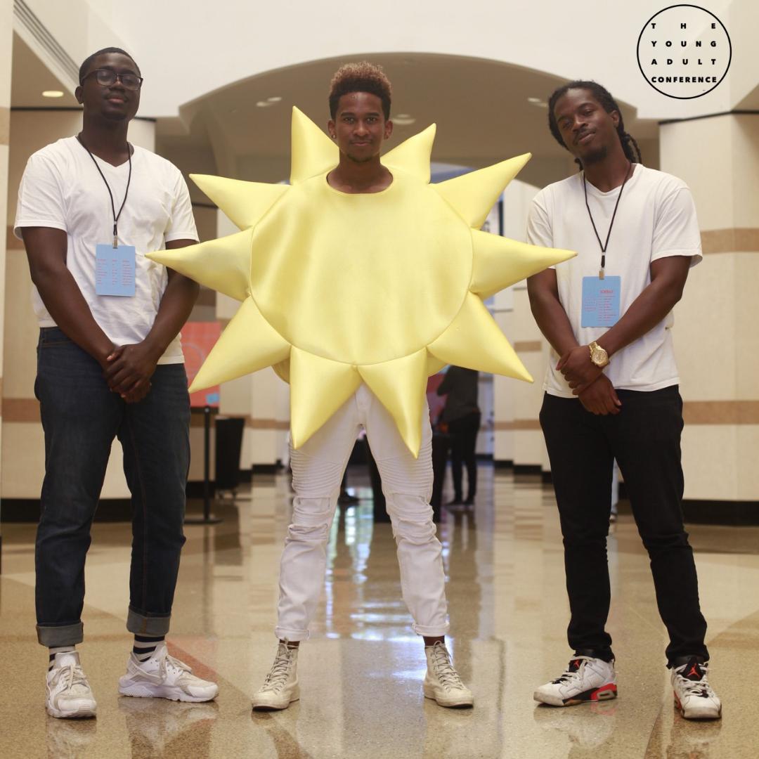 YoungAdultConf's tweet photo. Need something? Aspirin? Water? A hug? Send a message to @askjees and he'll come right away! #pluggedin #youngadultconference19 #fbcglive https://t.co/8mTBxoua5K