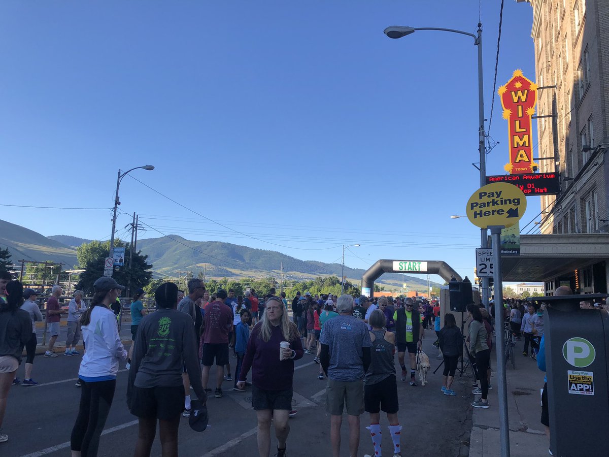ckittiesprint's tweet photo. At the Start Line for the @MslaMarathon 5K! 🙌🏽
#MissoulaMaraBR #RunWildMissoula #MissoulaMarathon #BibChat #5K #RunMT https://t.co/dysi5Xyj9l