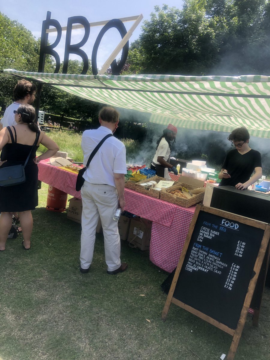 Still room for non-veg in the world #tasty morsels <a href="/QPBookfest/">Queenʼs Park Book Festival</a> today! #bbq #streetfood #hottestdayoftheyear #HEATWAVE2019