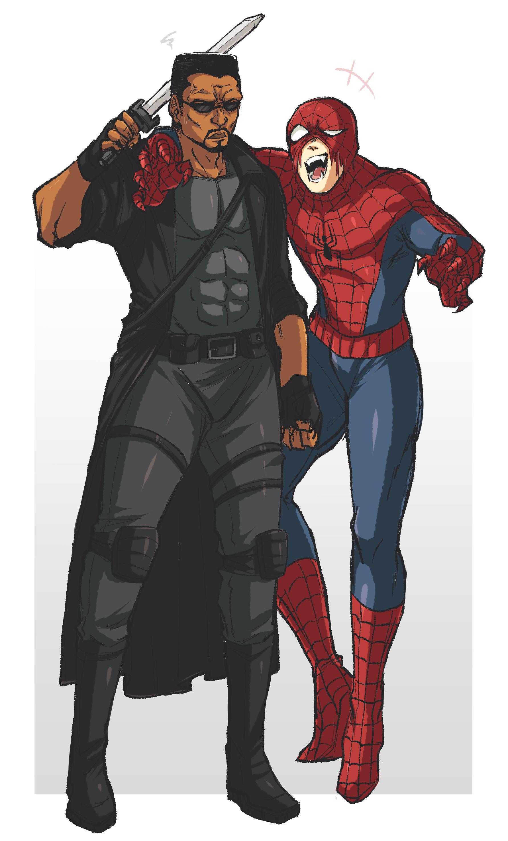 Blair on X: "I recently read Spider-Man vs Vampires. Blade and the  unfortunately very short lived vampire Peter was cool #Spiderman #Marvel  https://t.co/xtAiWIcHqJ" / X