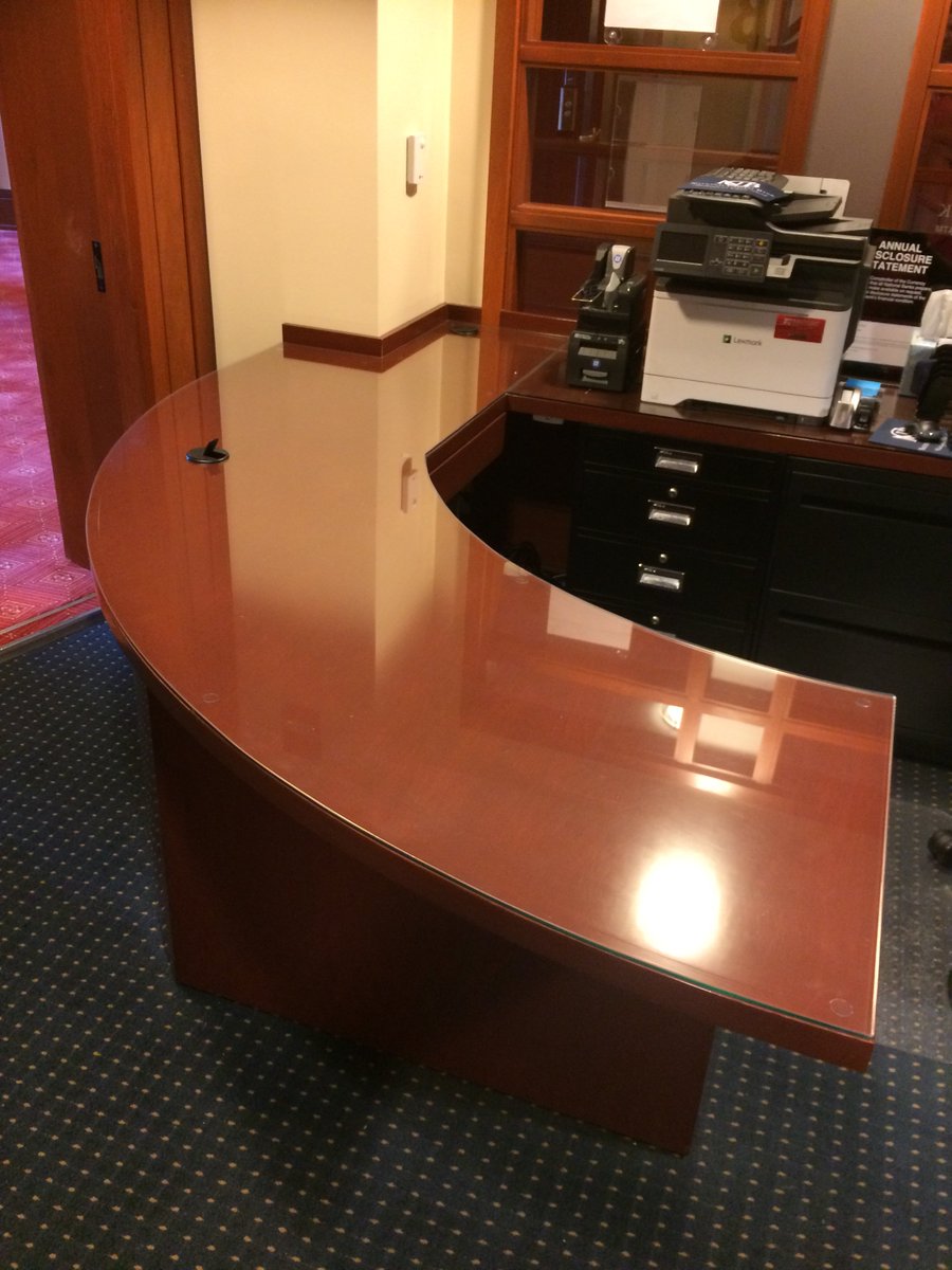 Custom table top for office space!