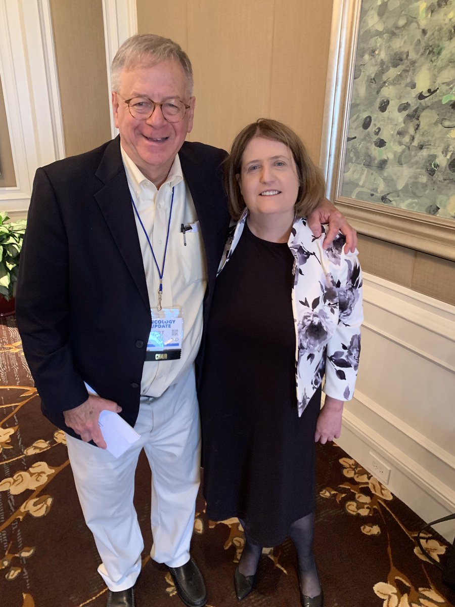 Robert S. Siegel MD and Hedy Lee Kindler MD discuss #PancreaticCancer at GW #OncUpdate19  #oncology #WomenInMedicine #womeninoncology