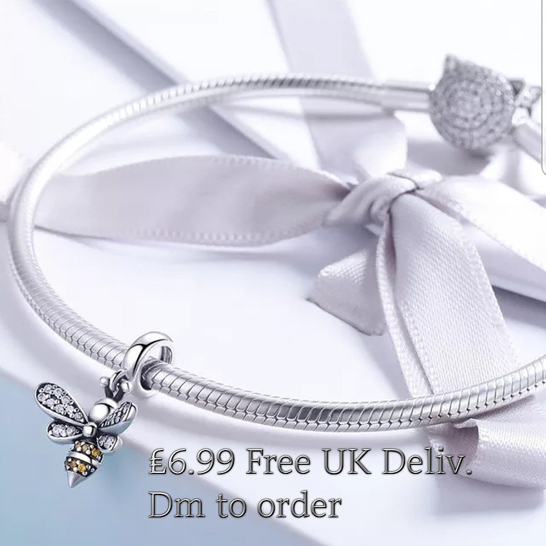 Queen Bee Pendant Charm 925 Silver for Charm Bracelet £6.99 Free UK deliv. DM to order. Bracelet not included #bee #beecharm #charm #charmbracelets
#charms #manchesterbee
#mcr #manchester