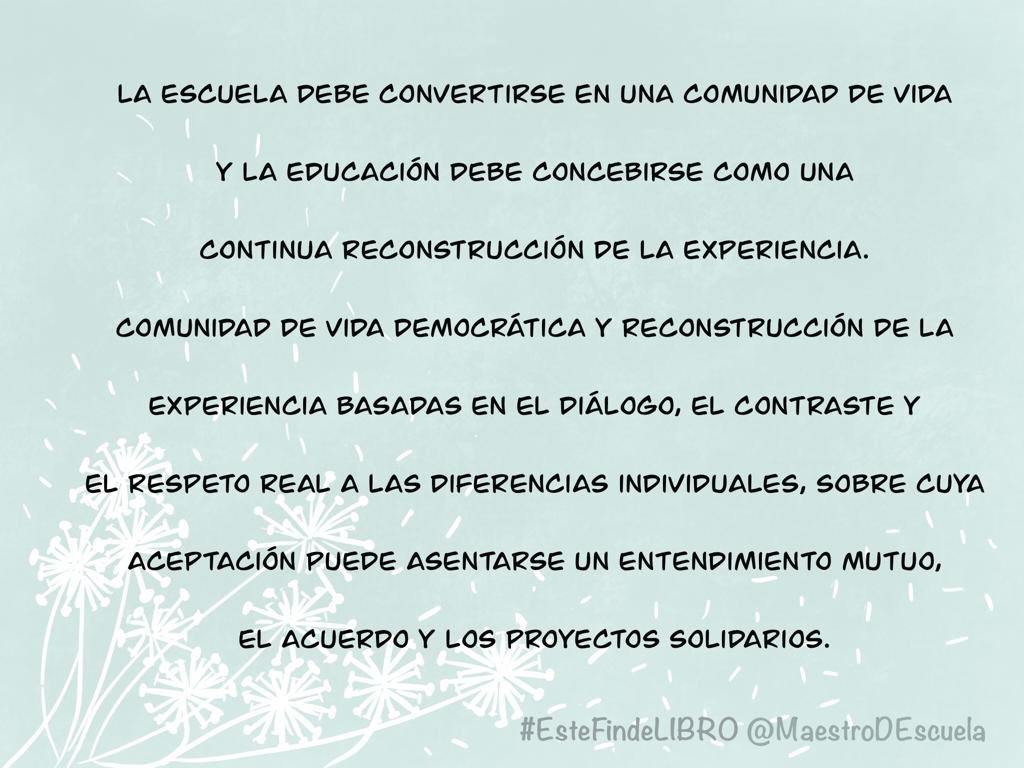 MaestroDEscuela's tweet photo. Una semana más os invitamos a participar en #EsteFindeLibro Descubre al autor o autora de nuestra frase pedagógica. #MaestrosDEscuela
Respuesta por privado. 😉 https://t.co/YYSnlWXqfd