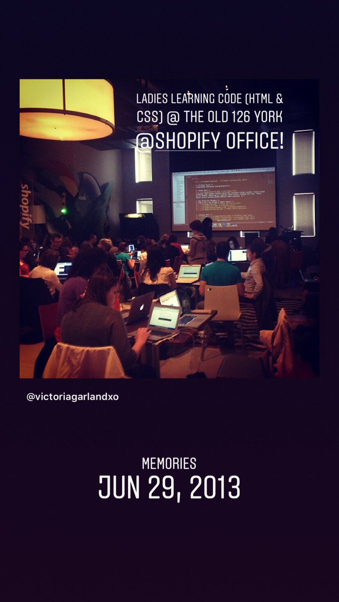 vanillavox's tweet image. Sublime text is sublime. Throwback to 2013 and the #ladieslearningcode at the old @Shopify 126 York Street location! My, how time flies! 🥰