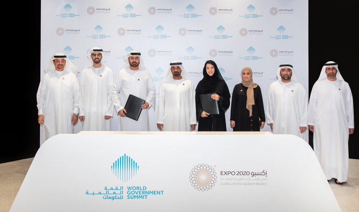 HHShkMohd's tweet photo. Dubai will witness a different milestone in 2020 as a major station in the agenda of over 190 countries. We will host an exceptional expo and gov summit, and invite the world to discuss the future. https://t.co/YTkWaw7n8t