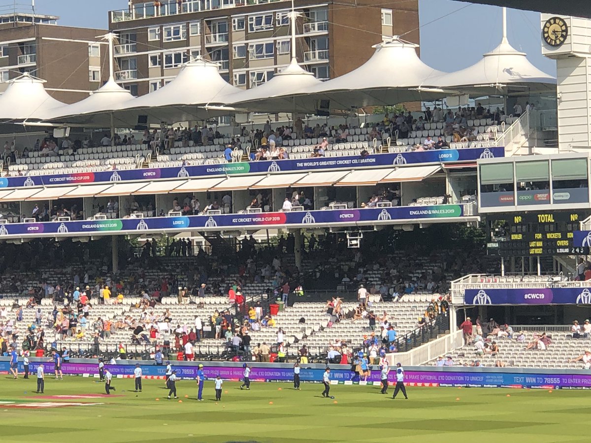 lindseymat's tweet photo. @BrianODonoghue8 @StokeyCricket @StokeyCricket Supporting Stokey players doing a great job at at Lords. Namecheck on the PA #CWC19 #LoveLords https://t.co/OqqKFsh90c
