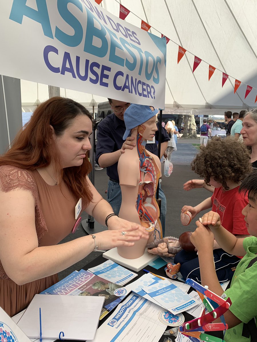 Great to be with colleagues discussing all things #asbestos #cancer &amp; #mesothelioma with visitors at the <a href="/NCMRimperial/">Mesothelioma Centre Imperial</a> stand #ExRdFest Great work, team! <a href="/Mesouk/">Mesothelioma UK</a> <a href="/Team_Hasag/">HASAG Asbestos Disease Support</a>