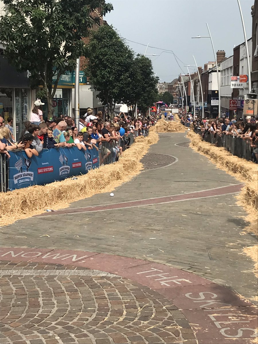 What a fantastic turnout in Barrow for the <a href="/BAES_Maritime/">BAE Systems Maritime</a> sponsored Barrow Super Soapbox Challenge. Great organisation by all <a href="/BarrowBID/">Barrow BID</a>