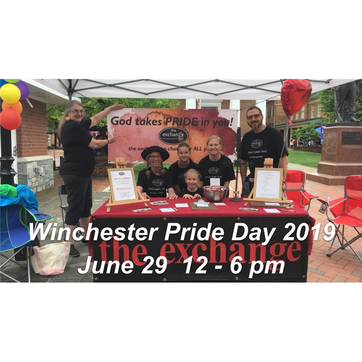 exchangeWinc's tweet photo. Happening now! Join us in @WincVA  for #Winchester #Pride celebration! 
https://t.co/5RhafeHnXE https://t.co/n6Jh50ibz9