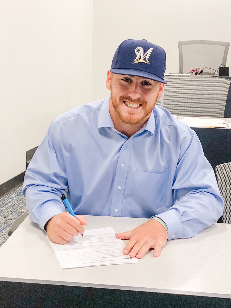 SNick009's tweet photo. Very excited to add these two great players and men to the Brewers organization!!!!
#BrewCrew #MsState #OleMs https://t.co/Cc8JaxD6xG
